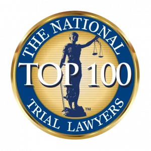 Badge from National Trial Lawyers Top 100