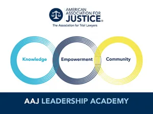 American Association For Justice Leadership Academy Badge